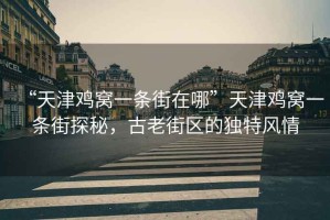 “天津雞窩一條街在哪”天津雞窩一條街探秘，古老街區(qū)的獨(dú)特風(fēng)情