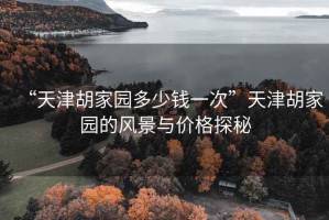 “天津胡家園多少錢一次”天津胡家園的風(fēng)景與價(jià)格探秘