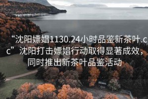 “沈陽嫖娼1130.24小時品鑒新茶葉.cc”沈陽打擊嫖娼行動取得顯著成效，同時推出新茶葉品鑒活動