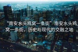 “南安水頭雞窩一條街”南安水頭雞窩一條街，歷史與現(xiàn)代的交融之地