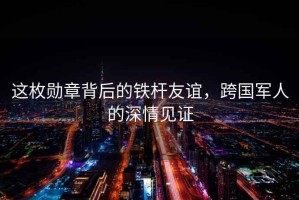 這枚勛章背后的鐵桿友誼，跨國軍人的深情見證