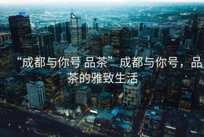“成都與你號(hào) 品茶”成都與你號(hào)，品茶的雅致生活