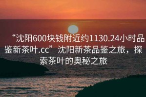 “沈陽600塊錢附近約1130.24小時品鑒新茶葉.cc”沈陽新茶品鑒之旅，探索茶葉的奧秘之旅