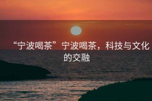 “寧波喝茶”寧波喝茶，科技與文化的交融