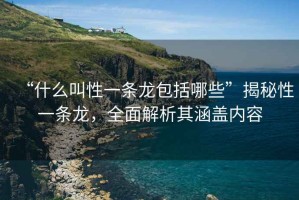 “什么叫性一條龍包括哪些”揭秘性一條龍，全面解析其涵蓋內(nèi)容