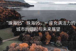 “珠海95”珠海95，一座充滿活力的城市的崛起與未來展望
