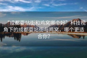 “成都耍站街和雞窩哪個好”科技視角下的成都耍站街與雞窩，哪個更適合你？
