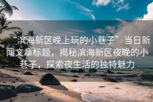 “濱海新區(qū)晚上玩的小巷子”當(dāng)日新聞文章標(biāo)題，揭秘濱海新區(qū)夜晚的小巷子，探索夜生活的獨(dú)特魅力