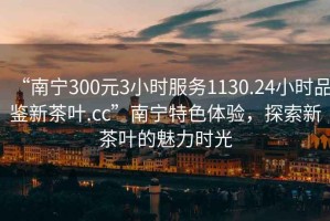 “南寧300元3小時(shí)服務(wù)1130.24小時(shí)品鑒新茶葉.cc”南寧特色體驗(yàn)，探索新茶葉的魅力時(shí)光