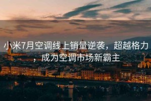 小米7月空調(diào)線上銷量逆襲，超越格力，成為空調(diào)市場新霸主