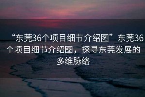 “東莞36個項目細(xì)節(jié)介紹圖”東莞36個項目細(xì)節(jié)介紹圖，探尋東莞發(fā)展的多維脈絡(luò)