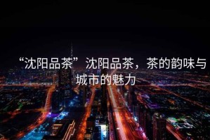 “沈陽(yáng)品茶”沈陽(yáng)品茶，茶的韻味與城市的魅力