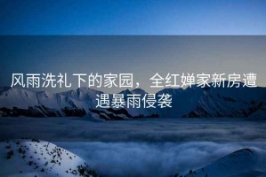 風(fēng)雨洗禮下的家園，全紅嬋家新房遭遇暴雨侵襲
