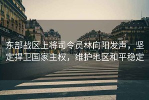 東部戰(zhàn)區(qū)上將司令員林向陽發(fā)聲，堅(jiān)定捍衛(wèi)國家主權(quán)，維護(hù)地區(qū)和平穩(wěn)定