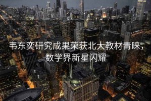 韋東奕研究成果榮獲北大教材青睞，數(shù)學(xué)界新星閃耀