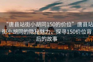 “唐縣站街小胡同150的價(jià)位”唐縣站街小胡同的隱秘魅力，探尋150價(jià)位背后的故事