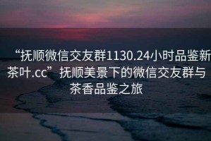 “撫順微信交友群1130.24小時品鑒新茶葉.cc”撫順美景下的微信交友群與茶香品鑒之旅
