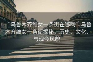 “烏魯木齊維女一條街在哪啊”烏魯木齊維女一條街揭秘，歷史、文化、與現(xiàn)今風(fēng)貌
