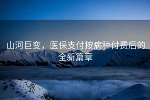 山河巨變，醫(yī)保支付按病種付費(fèi)后的全新篇章