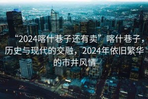 “2024喀什巷子還有賣”喀什巷子，歷史與現(xiàn)代的交融，2024年依舊繁華的市井風(fēng)情