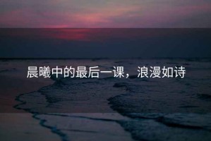 晨曦中的最后一課，浪漫如詩(shī)