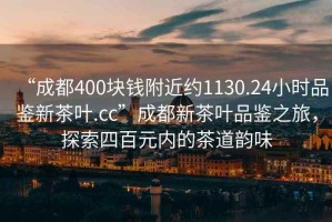 “成都400塊錢附近約1130.24小時品鑒新茶葉.cc”成都新茶葉品鑒之旅，探索四百元內(nèi)的茶道韻味