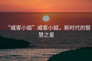 “威客小姐”威客小姐，新時(shí)代的智慧之星