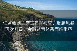 證監(jiān)會(huì)副主席王建軍被查，反腐風(fēng)暴再次升級(jí)，金融監(jiān)管體系面臨重塑