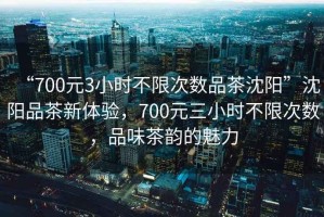 “700元3小時不限次數(shù)品茶沈陽”沈陽品茶新體驗，700元三小時不限次數(shù)，品味茶韻的魅力