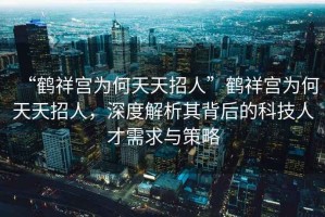 “鶴祥宮為何天天招人”鶴祥宮為何天天招人，深度解析其背后的科技人才需求與策略
