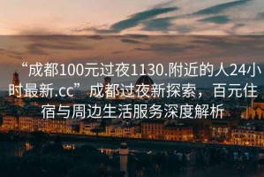 “成都100元過夜1130.附近的人24小時最新.cc”成都過夜新探索，百元住宿與周邊生活服務(wù)深度解析