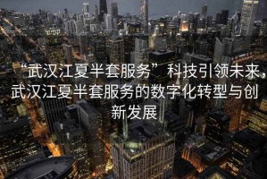 “武漢江夏半套服務(wù)”科技引領(lǐng)未來，武漢江夏半套服務(wù)的數(shù)字化轉(zhuǎn)型與創(chuàng)新發(fā)展