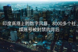 印度高原上的數(shù)字風(fēng)暴，8000多個(gè)社媒賬號(hào)被封禁的背后