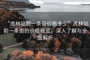 “虎林站前一條街價格多少”虎林站前一條街的價格概覽，深入了解與全面解析