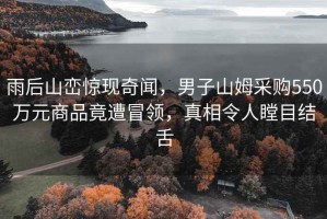 雨后山巒驚現(xiàn)奇聞，男子山姆采購550萬元商品竟遭冒領(lǐng)，真相令人瞠目結(jié)舌