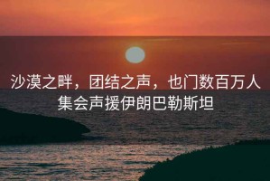 沙漠之畔，團(tuán)結(jié)之聲，也門數(shù)百萬人集會聲援伊朗巴勒斯坦