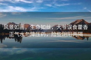 風(fēng)景如畫(huà)，生命如絲，大爺誤食藿香正氣水與降壓藥，險(xiǎn)些陰陽(yáng)兩隔