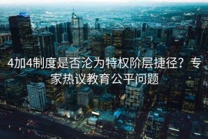 4加4制度是否淪為特權(quán)階層捷徑？專家熱議教育公平問題