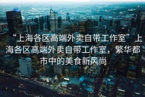 “上海各區(qū)高端外賣自帶工作室”上海各區(qū)高端外賣自帶工作室，繁華都市中的美食新風(fēng)尚