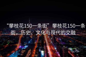 “攀枝花150一條街”攀枝花150一條街，歷史、文化與現(xiàn)代的交融