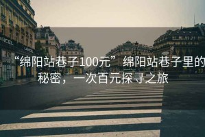 “綿陽(yáng)站巷子100元”綿陽(yáng)站巷子里的秘密，一次百元探尋之旅