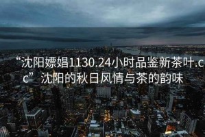 “沈陽(yáng)嫖娼1130.24小時(shí)品鑒新茶葉.cc”沈陽(yáng)的秋日風(fēng)情與茶的韻味