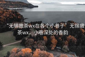 “無(wú)錫嫩茶wx在各個(gè)小巷子”無(wú)錫嫩茶wx，小巷深處的香韻