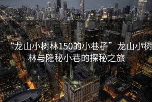 “龍山小樹林150的小巷子”龍山小樹林與隱秘小巷的探秘之旅