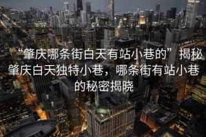 “肇慶哪條街白天有站小巷的”揭秘肇慶白天獨特小巷，哪條街有站小巷的秘密揭曉