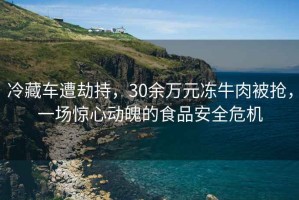 冷藏車遭劫持，30余萬元凍牛肉被搶，一場驚心動魄的食品安全危機