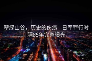 翠綠山谷，歷史的傷痕—日軍罪行時(shí)隔85年完整曝光