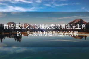 黃楊鈿甜父親涉嫌故意隱瞞違法生育二孩，科技助力追蹤違法線索