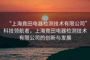 “上海竟田電器檢測(cè)技術(shù)有限公司”科技領(lǐng)航者，上海竟田電器檢測(cè)技術(shù)有限公司的創(chuàng)新與發(fā)展