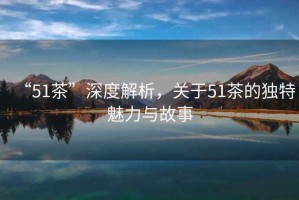 “51茶”深度解析，關于51茶的獨特魅力與故事